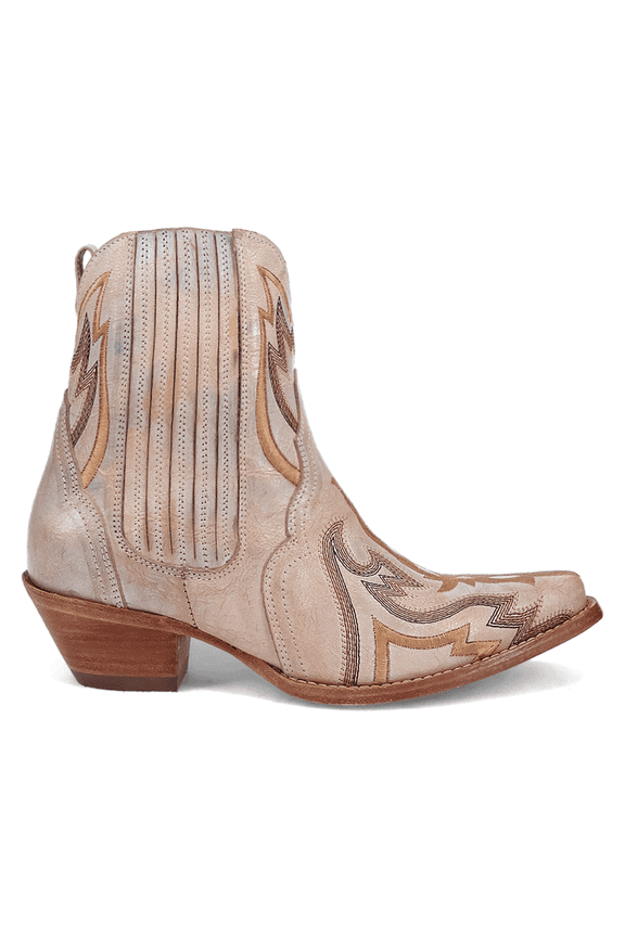 Boots Womens Bristol Tooled Inlay Embroidered Snip Toe Cowboy Ank
