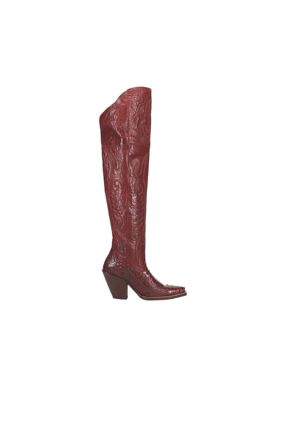 Boots Womens Calvera Python Snip Toe Zippered Cowboy  Tall Dress B