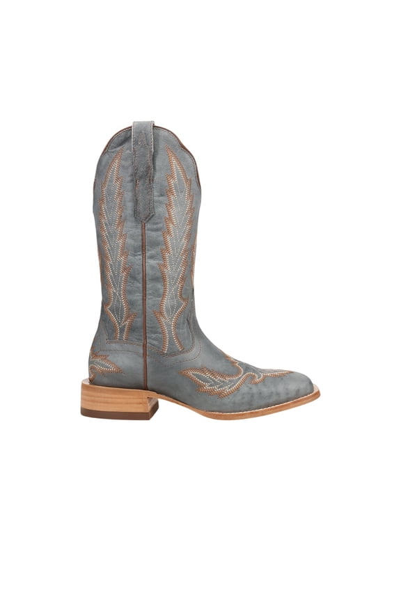 Boots Womens Denita Embroidered Square Toe Cowboy Mid Calf Boots