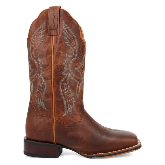 Dan Post Boots Womens Jillian Embroidered Square Toe Pull On Cowboy Mid Ca