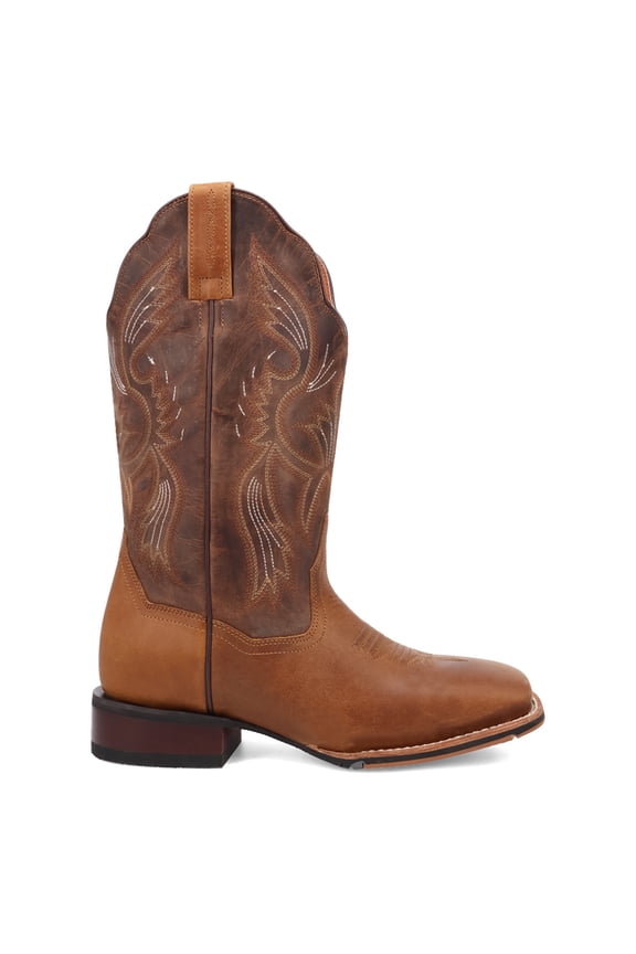 Boots Womens Jillian Embroidered Square Toe Pull On Cowboy Mid Ca