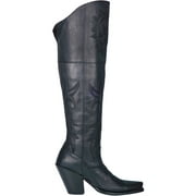 Dan Post Boots  Womens Jilted Embroidery  Snip Toe   Dress Boots   Over the Knee High Heel 3" & Up