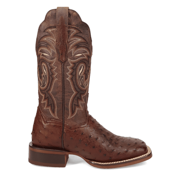Dan Post Boots Womens Kylo Embroidered Square Toe Pull On Cowboy  Mid Calf