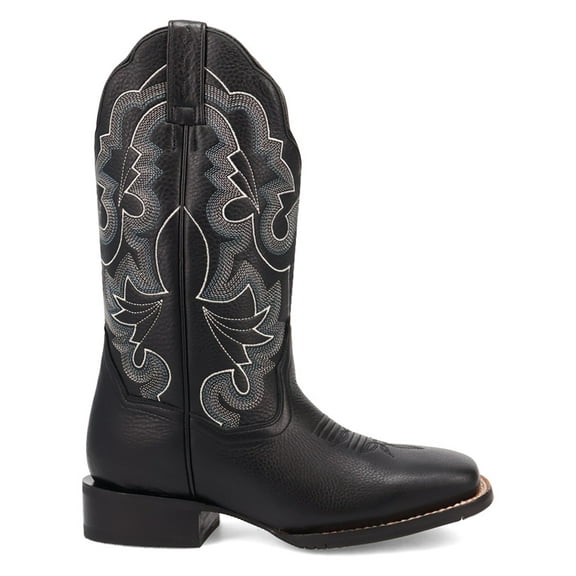 Dan Post Boots Womens Lizzie Embroidered Square Toe Pull On Cowboy Mid Cal