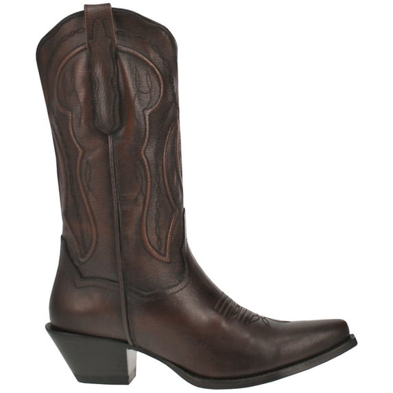 Dan Post Boots Womens Mataya Slip Toe Casual Boots Mid Calf Low Heel 1-2"