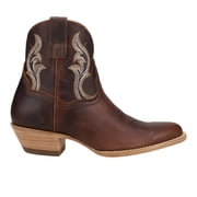 Dan Post Boots Womens Rustic Charm Round Toe Zippered Cowboy Ankle Boots