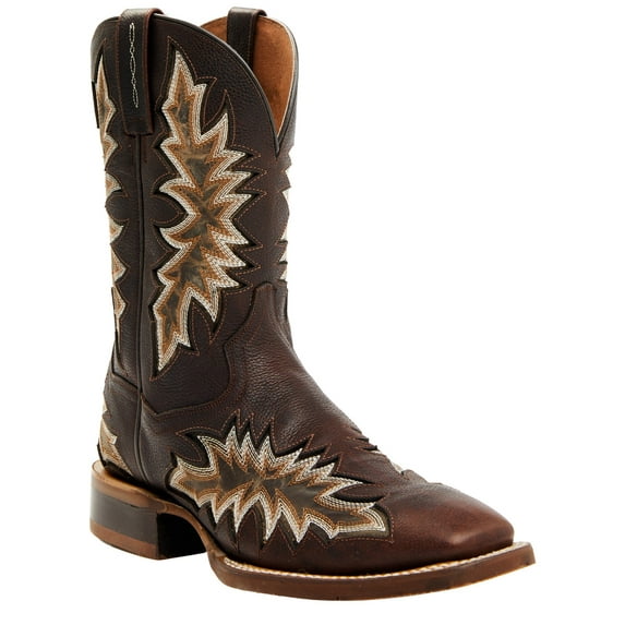 Dan Post Men's 11" Desert Goat Western Performance Boot Broad Square Toe Brown 9 D(M) US