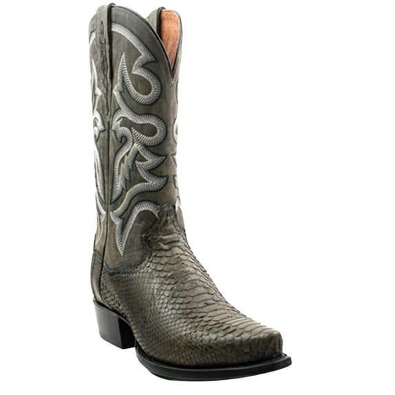 Dan Post Men's Exotic Python Western Boot Snip Toe - DP80286 8.5 EE US