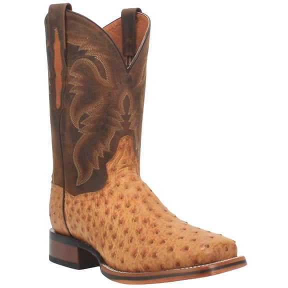 Dan Post Men's Alamosa Western Boot Broad Square Toe Brown 15 D(M) US ...