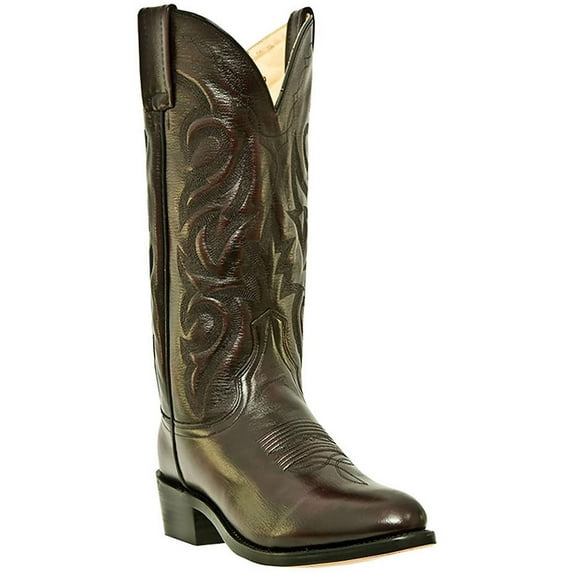 Dan Post Mens Leather Cowboy Mid-Calf Boots