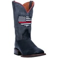 thumbnail image 1 of Dan Post Mens Thin Red Line Cowboy Boots Leather Black/Grey 7 D, 1 of 7