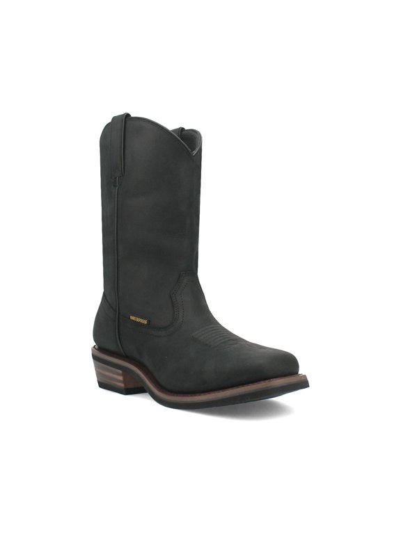 Western Boots Mens Las Cruces Waterproof Black DP69690