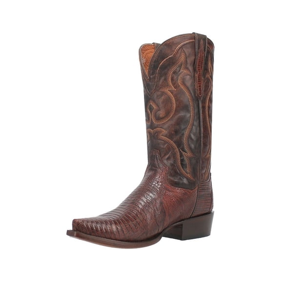 Dan Post Western Boots Mens Teju Liz Hearst Snip Toe Cognac DP3078
