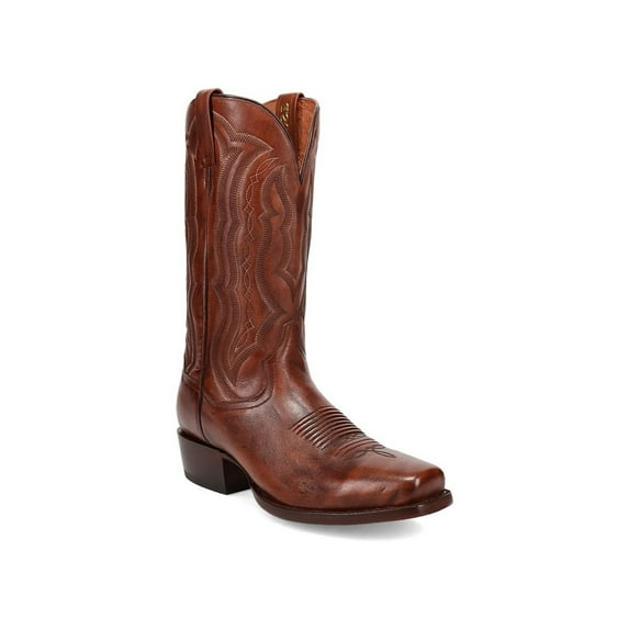 Dan Post Western Boots Mens Wade Leather Square Toe Honey DP3355