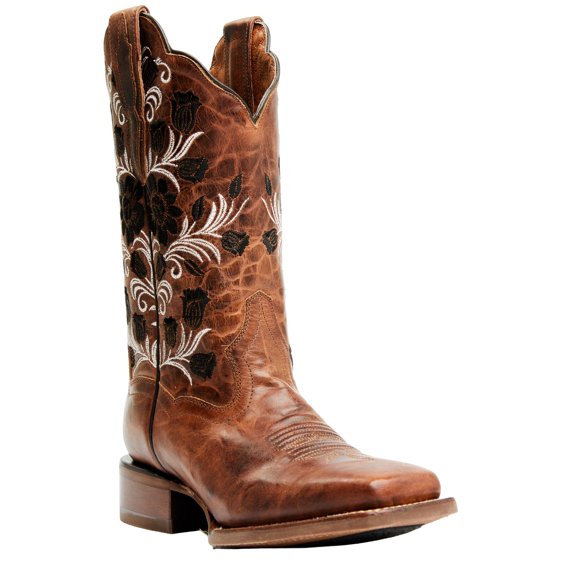 Dan Post Women's Women'S Athena Floral Embroidered Western Performance Boot - DP4944 6 1/2 M  US