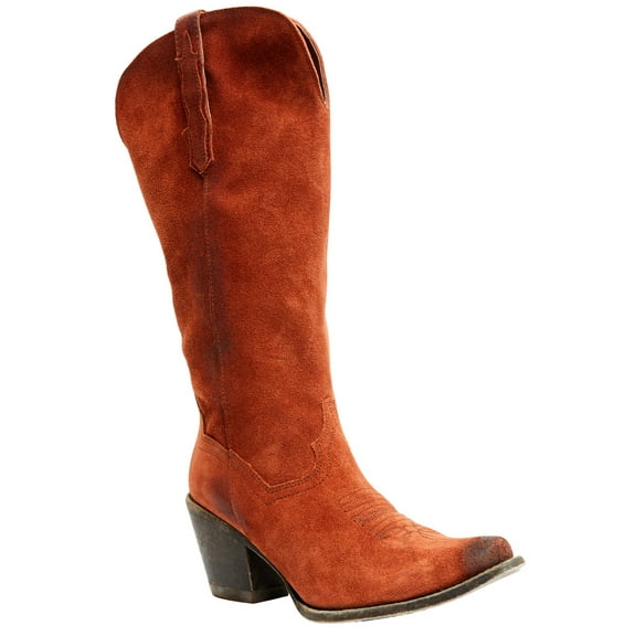 Dan Post Women's Rebeca Tall Fashion Western Boot Snip Toe - DP80193 8 1/2 M  US