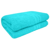 Dan River 100% Cotton Bath Sheet Jumbo Size| Soft Bath Sheets| Oversized Bath Towels| Quick Dry Bath Sheets| Absorbent Bath Sheets| Bath Sheets Spa Hotel|Aqua Bath Sheet Towel Set|40x80 in|600 GSM