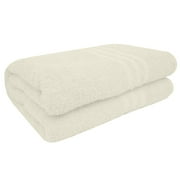 Dan River 100% Cotton Bath Sheet Jumbo Size| Soft Bath Sheets| Oversized Bath Towels| Quick Dry, Absorbent Bath Sheets| Bath Sheets Spa Hotel| Cannoli Cream Bath Sheet Towel Set|40x80 in|600 GSM
