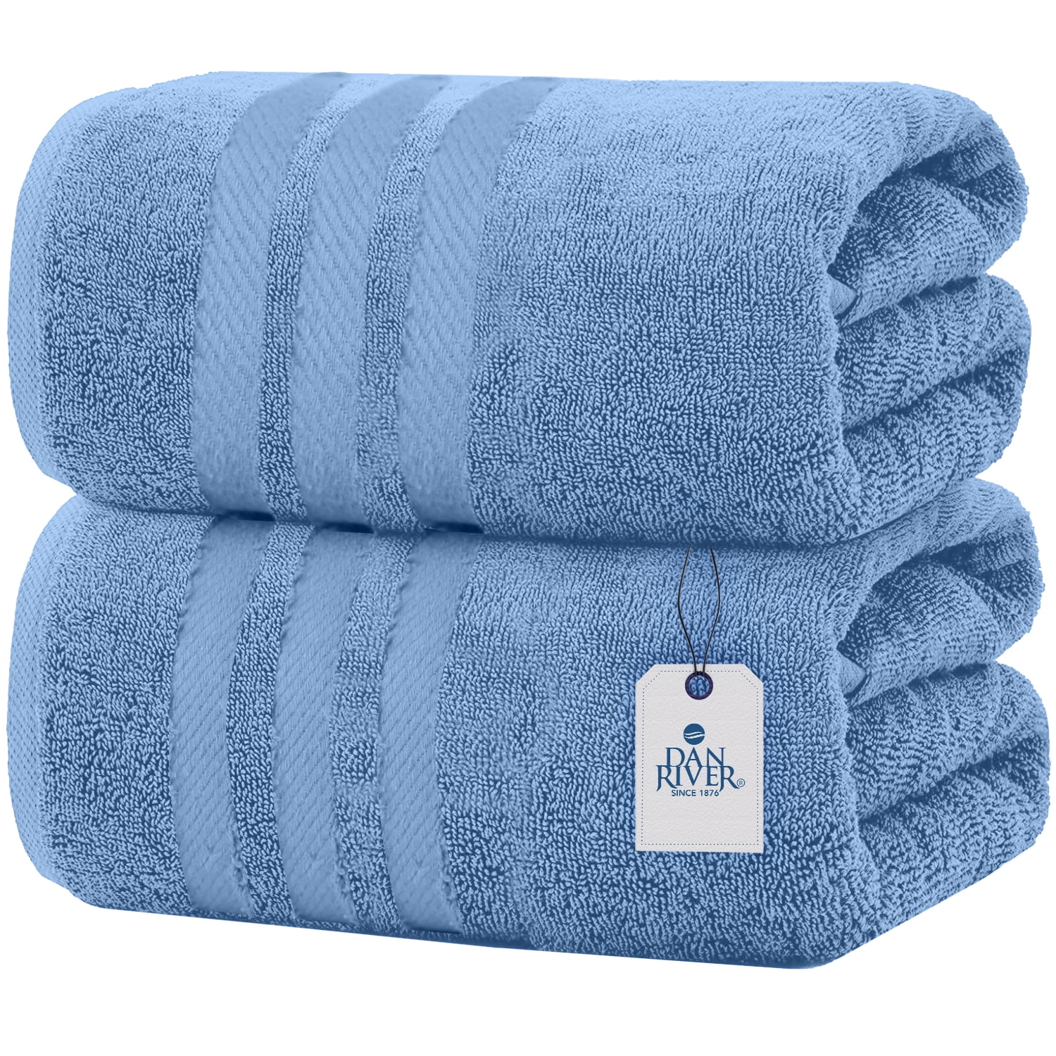DAN RIVER 100% Cotton Luxury Oversized Bath Towel 40”x80” Clearance Pack of  1, Absorbent & Quick Dry Extra-Large Bath Sheet for Bathroom, Hotel, Spa,  Beach, Pool, Gym