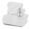thumbnail image 1 of Dan River 3 Piece Towel Set Soft Quick Drying Cotton Bath Towel For Gym, Spa and Bathroom - White, 1 of 11