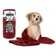 thumbnail image 1 of Dan River Dog Towel pack of 1 Soft Absorbent and Fast Drying Cotton Pet Towel - Salsa, 20x40 in, 1 of 6