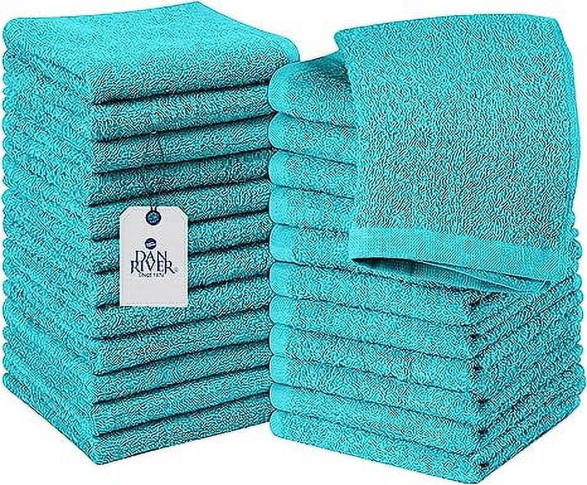 Dan River 100 Cotton Washcloths 24 Pack HighQuality Face and Body