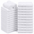 thumbnail image 1 of Dan River Salon Towel Pack of 24 Soft Quick Dry Absorbent Cotton Spa Hand Towel - White, 16 x 26 Inches, 1 of 10