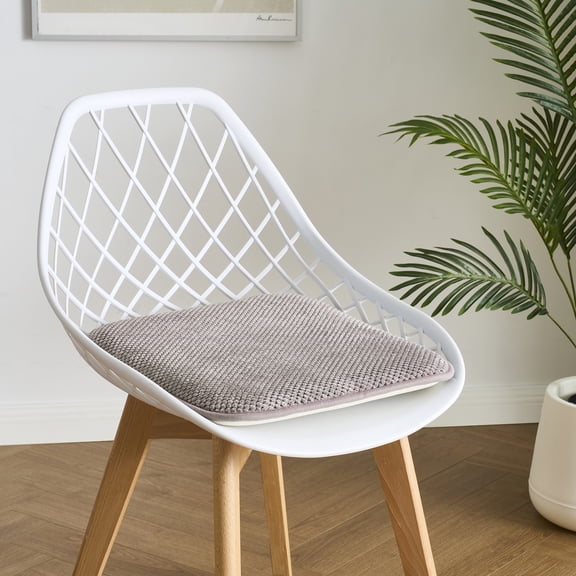 Dan River 2 Pack Memory Foam Non-Slip 16x16'' Chair Cushion Pad