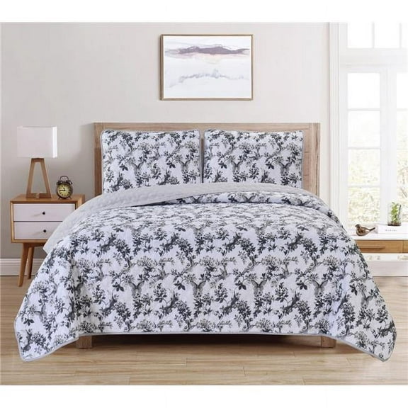 Dan River Reversible Printed Quilt Set (3 Piece)