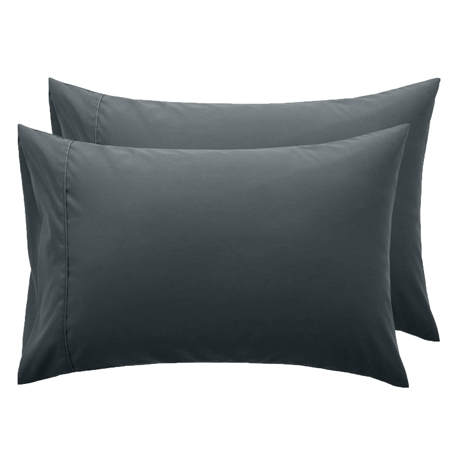Stretch Pillowcase Set Of 2 - Micro Jersey Knit, Ultra Soft Standard Queen Size (20x30")