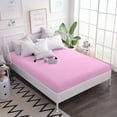thumbnail image 1 of Dan River Twin Fitted Bottom Sheet only Jersey Knit Cotton Soft Absorbent with Deep Pocket - Lavender, 1 of 10
