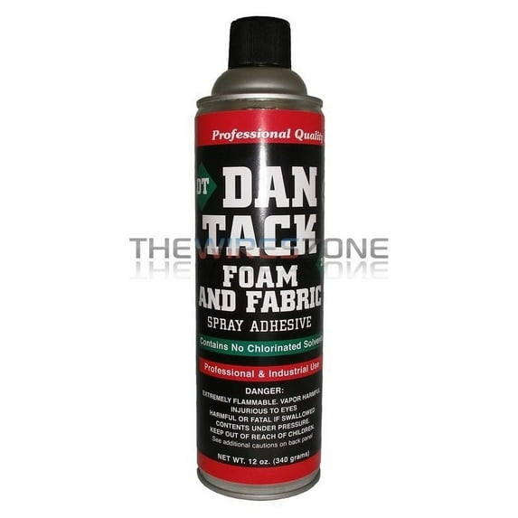 Dan Tack 2012 Professional Quality Foam & Fabric Spray Adhesive Can 12 oz