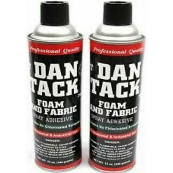 Dan Tack Spray Super Adhesive 12.00oz Professional Industrial Strength 2 CANS