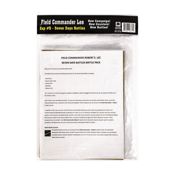 Dan Verssen Games Field Commander Lee: Expansion #5: Seven Days Battles