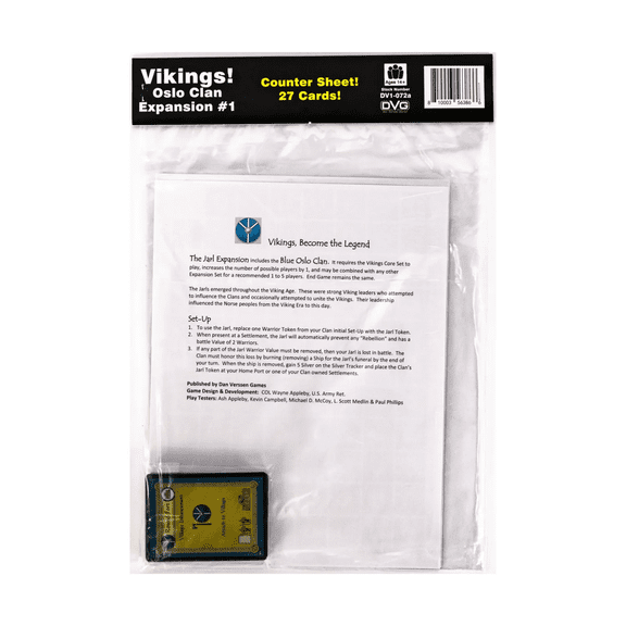 Dan Verssen Games Vikings!: Expansion #1: Oslo Clan (Jarl)