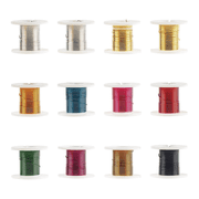 DanLingJewelry 12 Rolls Gauge 28 Copper Wire Jewelry Beading Craft Wrapping Making Mixed Color 0.3mm, 9 Feet3 yards/roll