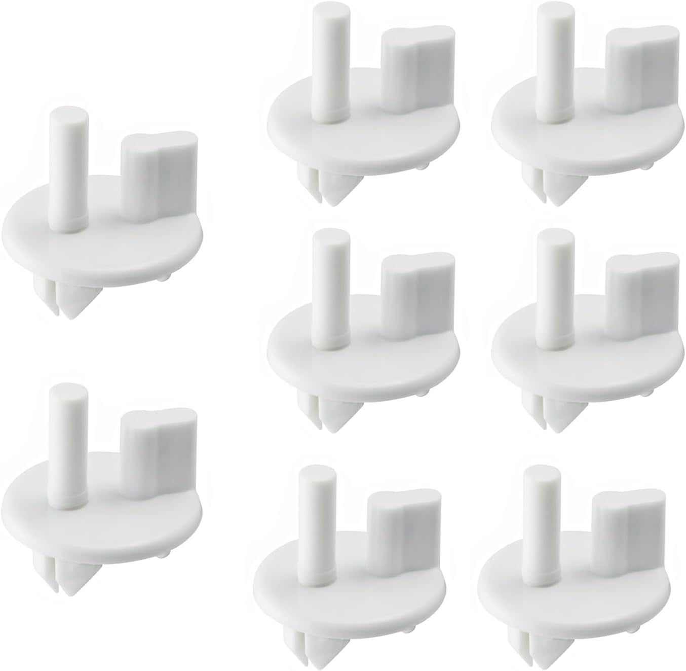 DanYee 8PCS 241993101Crisper Shelf Cover Support White Support Compatible with Frigidaire, Sears, and Kenmore, Replaces for 1513081, 2403250802