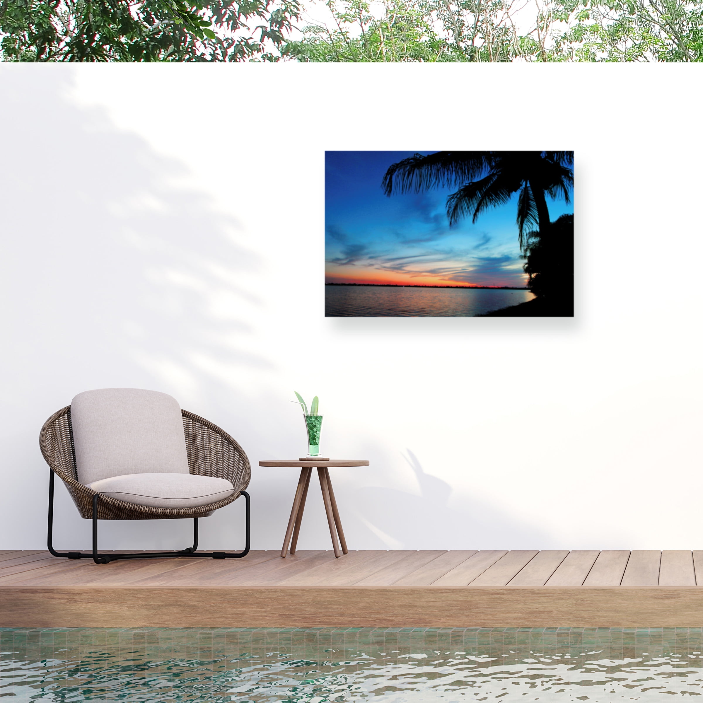 Dana Brett Munich 'Day's End Soothing' Outdoor Canvas