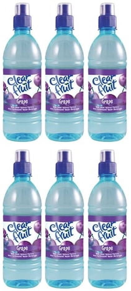 Dana Market - Clear Fruit Grape Flavored Water 6 Pack 16.9 oz Bottles