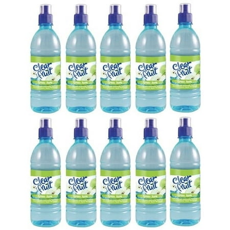 Dana Market - Clear Fruit Green Apple Flavored Water 16.9 oz Bottles (Pack of 10)