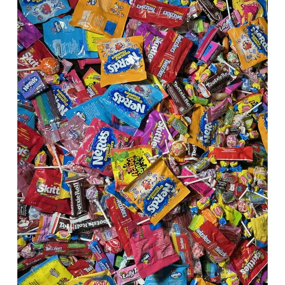 Dana Market - Hard Candy & Chewy Variety Box 3 LB Box different flavors of Jolly Rancher, Twizzlers, Nerds, Starburst, Llfesaver, Skittles, Sour Patch, Trolli Sour, Laffy Taffy, Tootsie Roll & Dum Dum