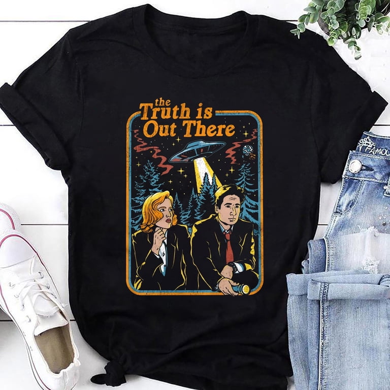 Dana Scully And Fox Mulder T-Shirt, The Truth Is Out There X Files 