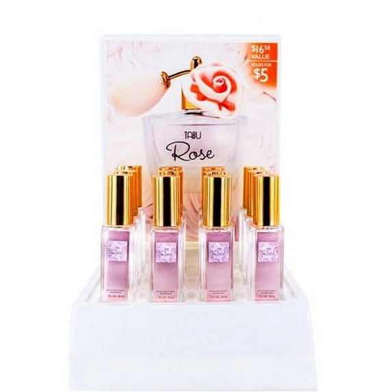 Dana TBR1 Womens Tabu Rose Set in Display Stand - Piece of 12