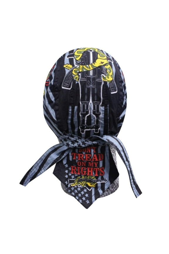 Danbanna Don't Tread on My Rights Headwrap Doo Rag Skull Cap