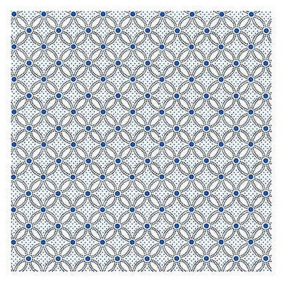 Danbury Lattice Geo White cotton fabric by Quilting Treasures