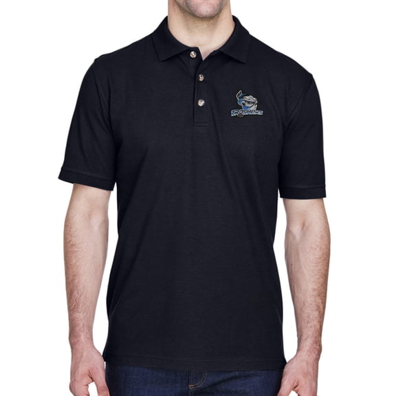 Danbury Trashers - Logo Black Polo Shirt Small