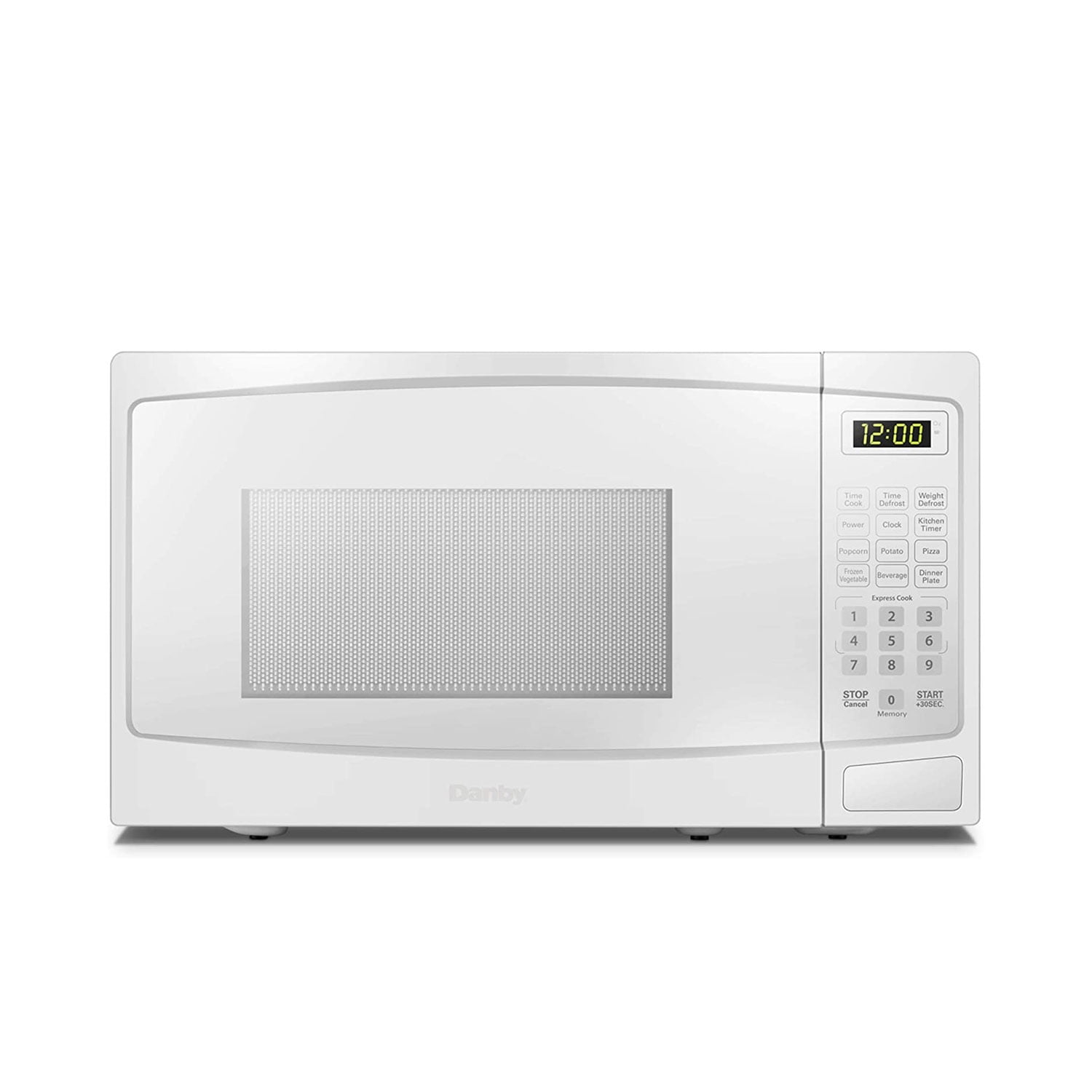 Danby 1.1 Cu. Ft. White Countertop Microwave with 1000W Power