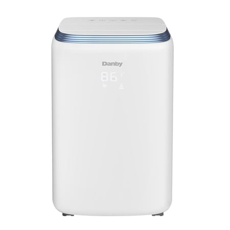 Danby 13000 BTU (8000 SACC) Portable Air Conditioner, 3-in-1 design- Air conditioner, Dehumidifier and Fan, in White (DPA080E3WDB-6)