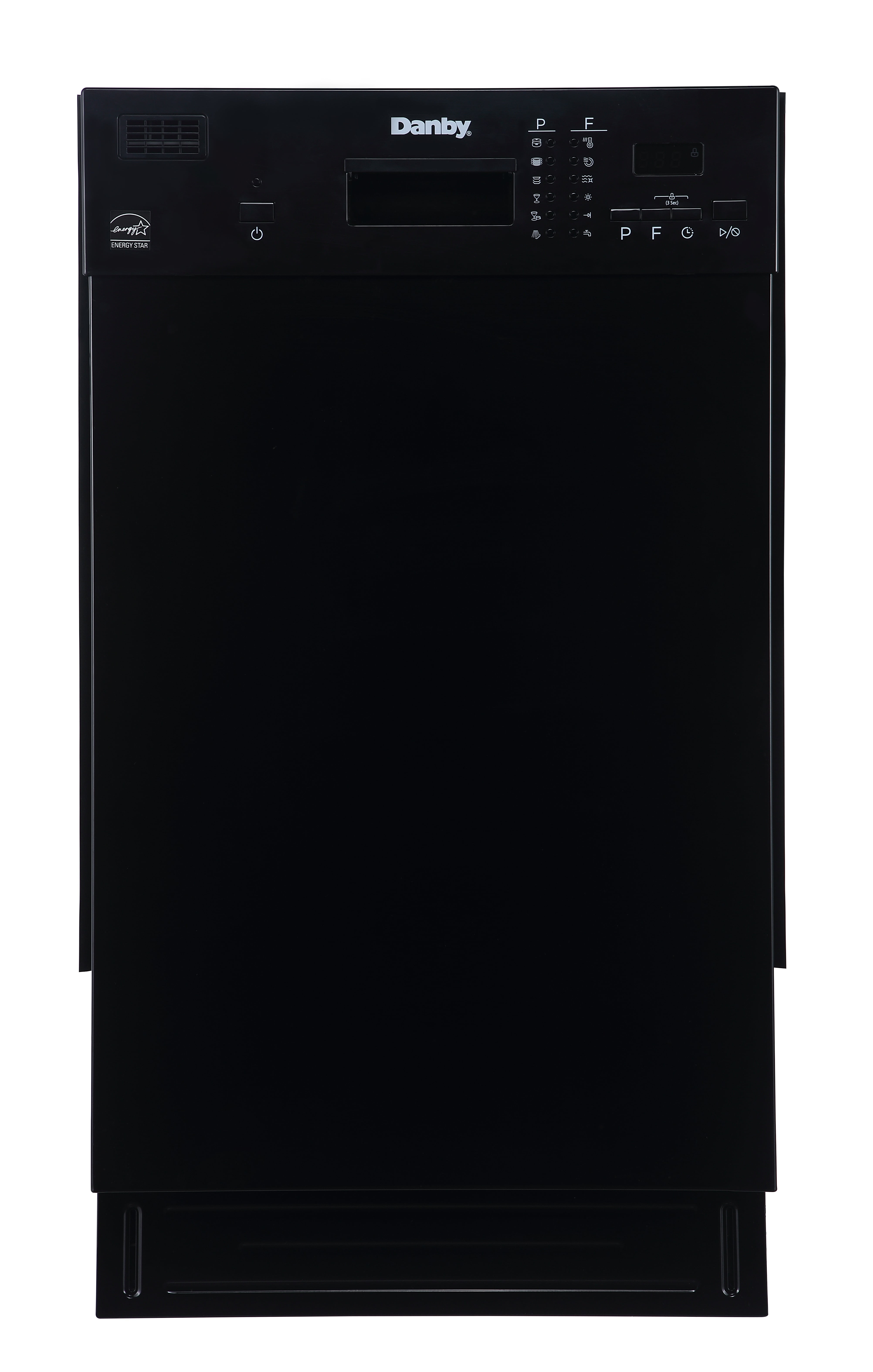 Danby 18" Builtin Dishwasher in Black DDW1804EB
