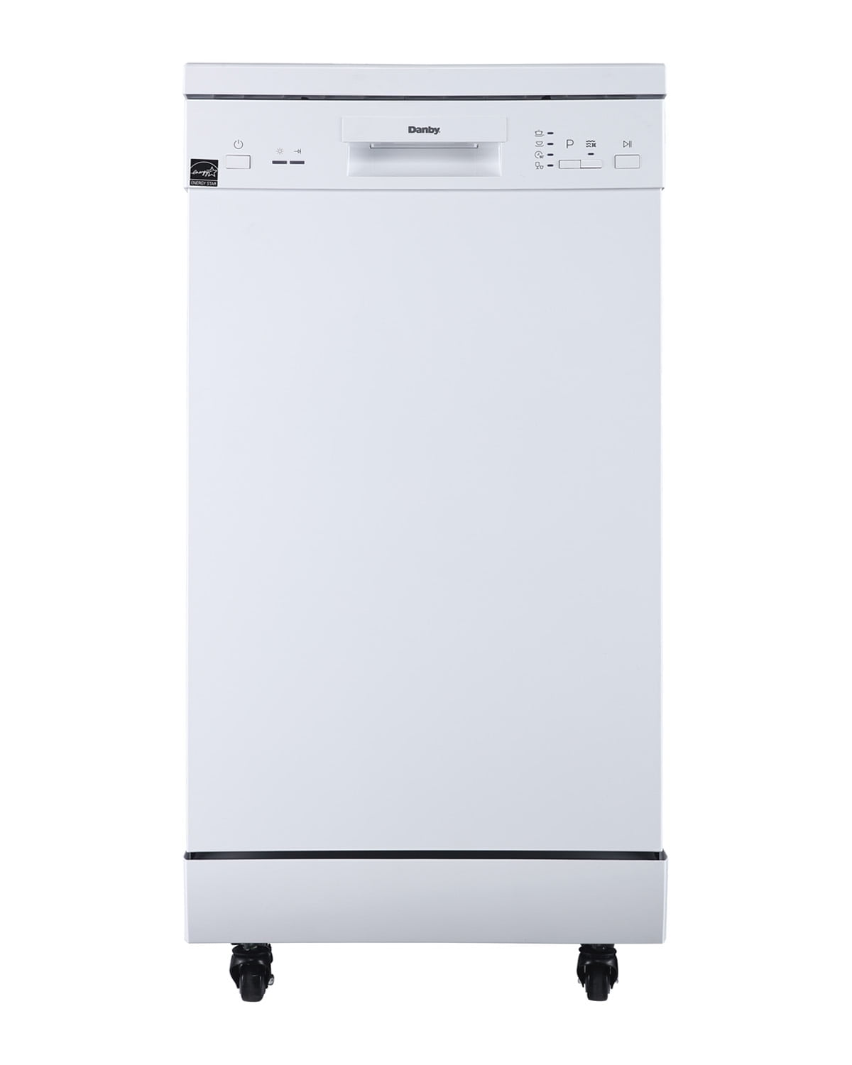 Danby 18" Wide Portable Dishwasher in White (DDW1805EWP)